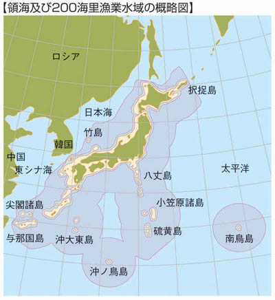 日本の200海里水域